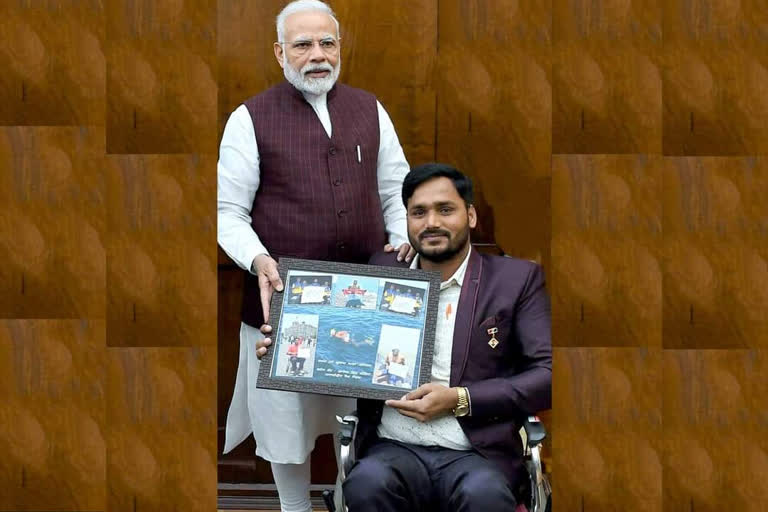 Para-swimmer Satendra Singh