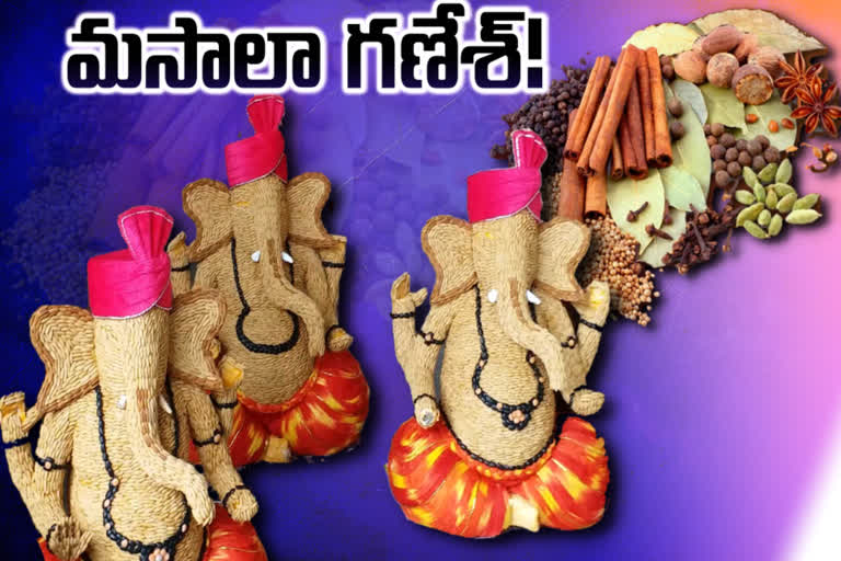 Ganapati idol made of spices is the new catch in this Ganesh Chaturthi