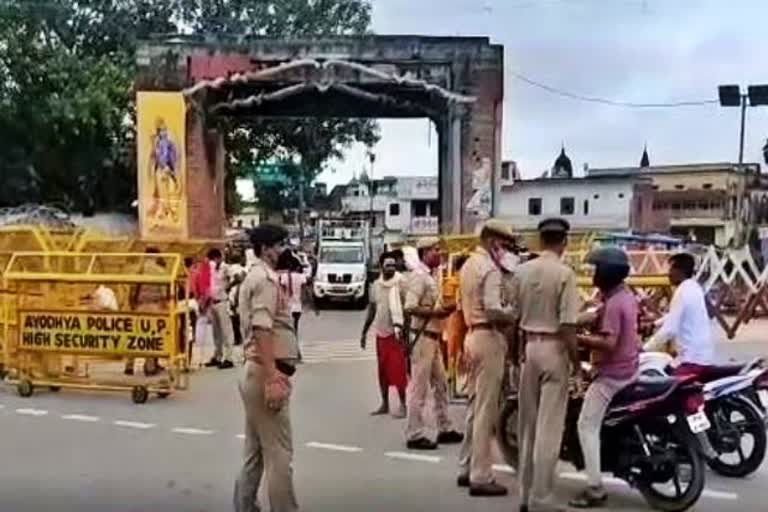 Security alert in Ayodhya