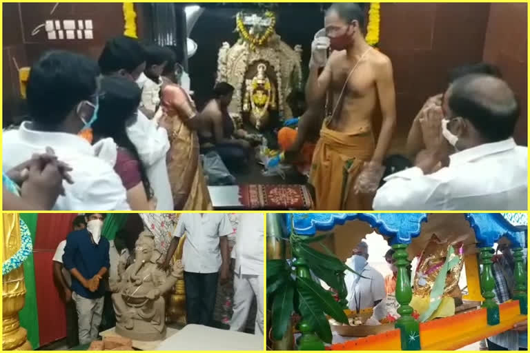 devotees rushed to ainvalli siddhi vinayaka temple in east godavari district