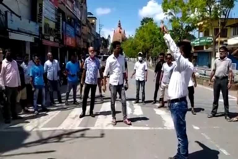 Sivsagar protest against Satyaranjan Borah