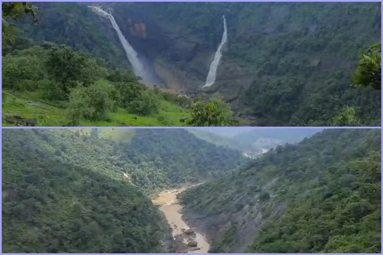 duduma waterfalls are looking beautiful while falling