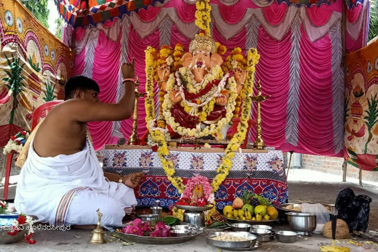 Ganesha festival in hassan