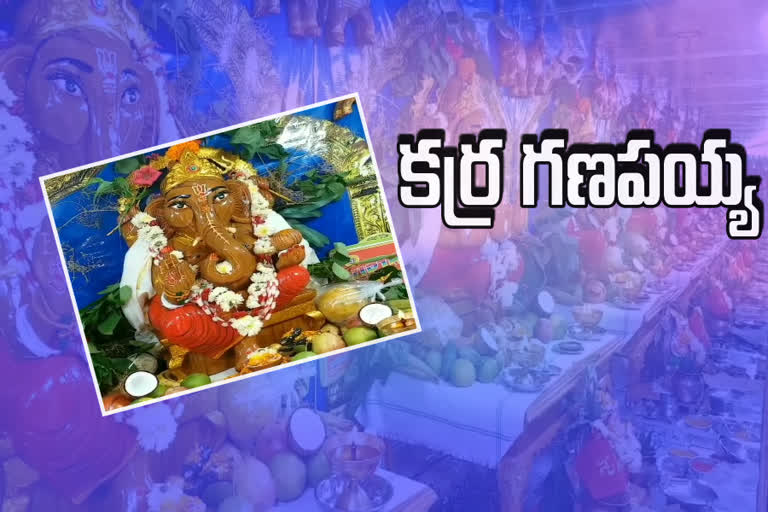 a-carpenter-made-ganesha-with-a-stick-in-jagtial-district