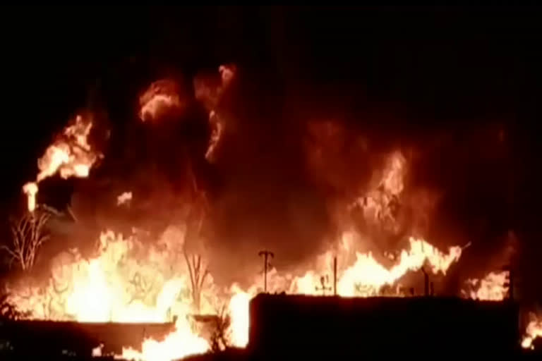 Massive fire breaks out at chemical factory in Telangana