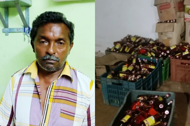 போலி மது தயாரித்து விற்றவர் கைது