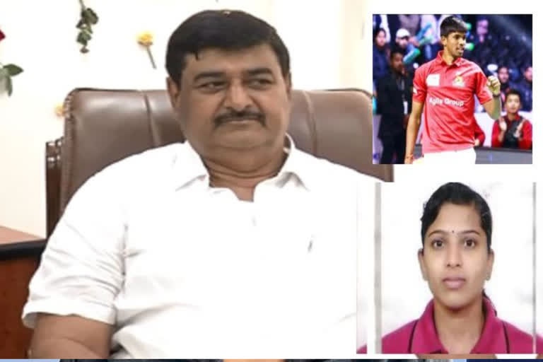 deputy cm krishnadas praises sai satwik and usha for medals