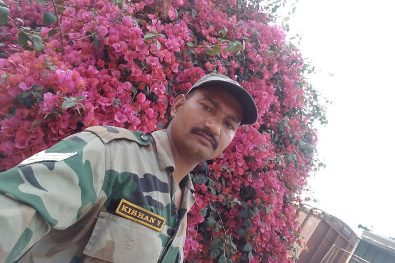 kamareddy soldier died in road accident at rajastan