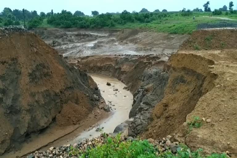 Five dam damaged