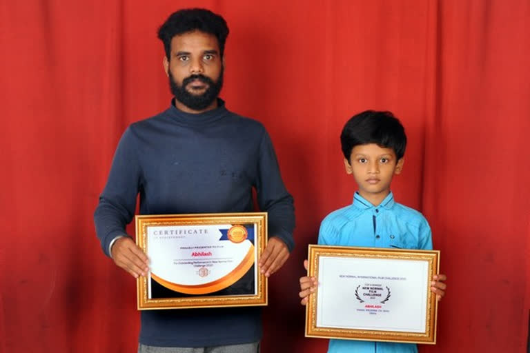 Short film titled Abhilash receives International Award