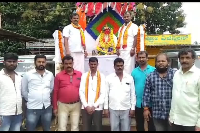 simple ganesh festival in shivamogg