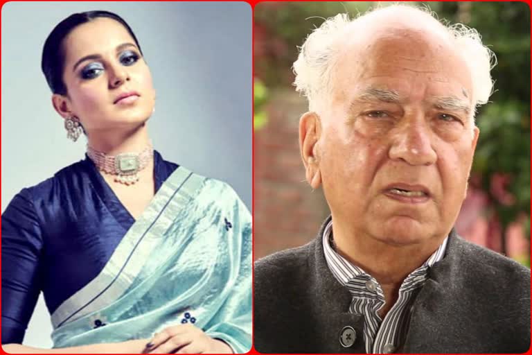 Shanta Kumar praised Kangana Ranaut