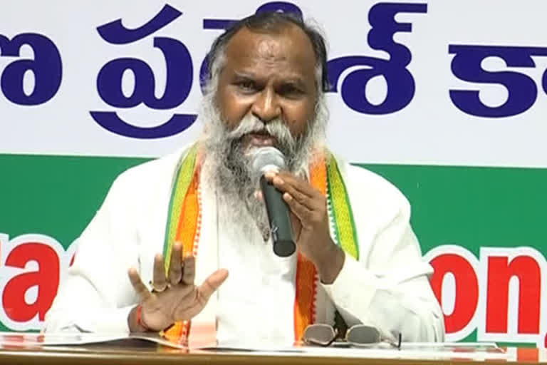 Jaggareddy Calls For Congress Rathayatra in Telangana