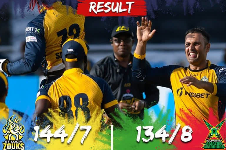 Trinbago Knight Riders beat Barbados Tridents