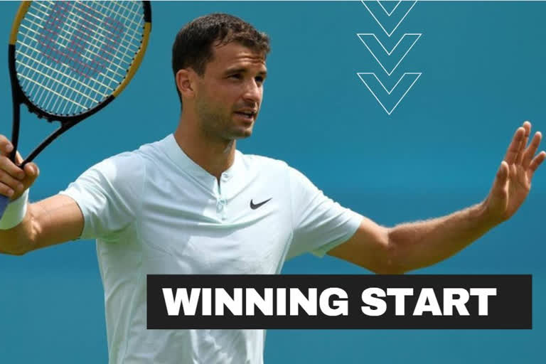 Dimitrov wins in New York; Pliskova, Kenin Stephens out