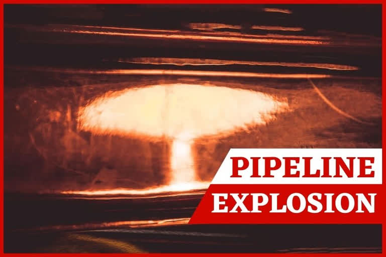 Gas pipeline explosion