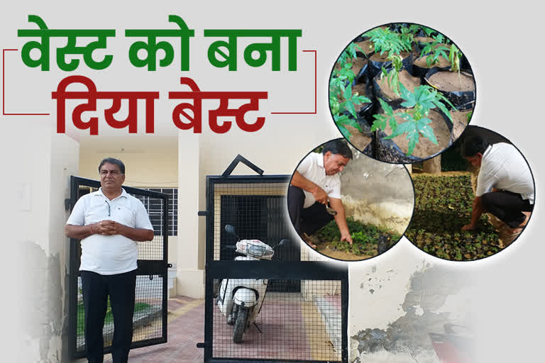 चूरू नगर परिषद  बरसाती पानी  जिला प्रशासन चूरू  churu news  etv bharat news  rajasthan news  district administration churu  rain water  churu municipal council  made west the best  Best to west  judicial officer rajesh kumar