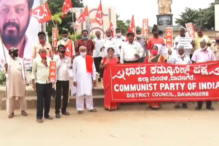 Communist Party protests for free vehicle