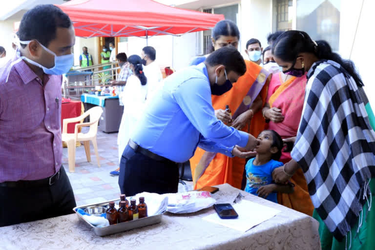 vitamin a feeding camp started in chennai