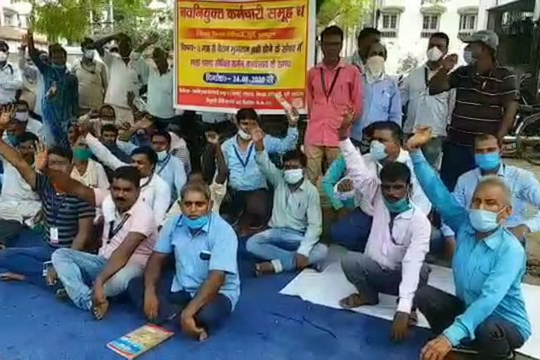 protest in motihari