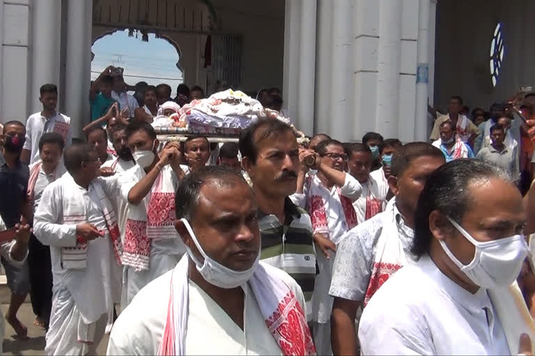 Barpeta Satra Deka Satriya Nabajit Das passed away