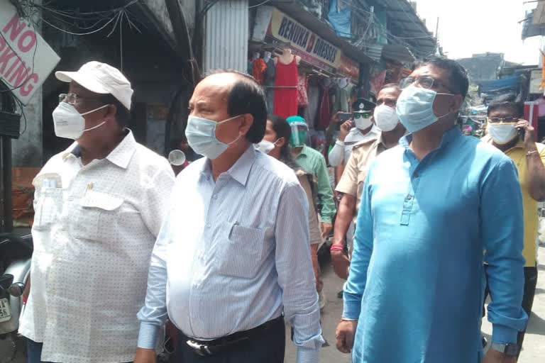 SJDA chairperson visit to bidhan market