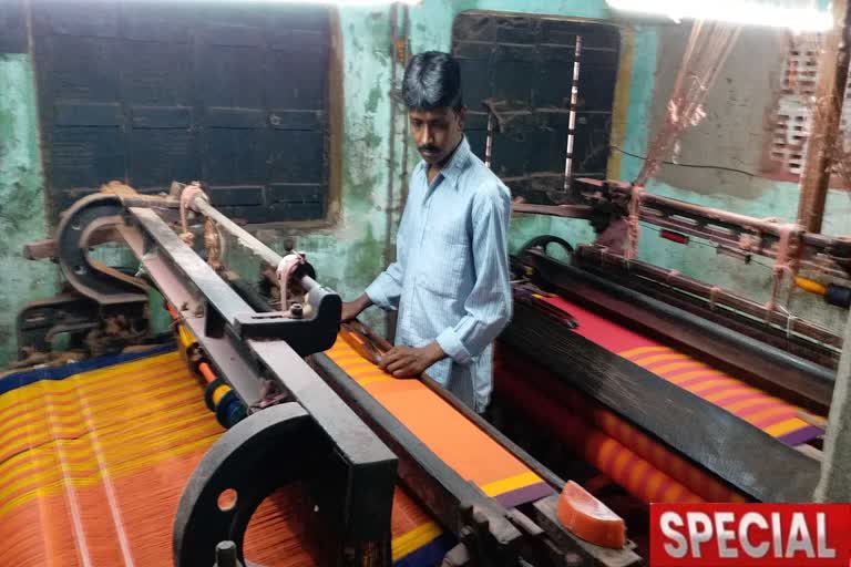 Begampur Tant weaving industry in lockdown crisis