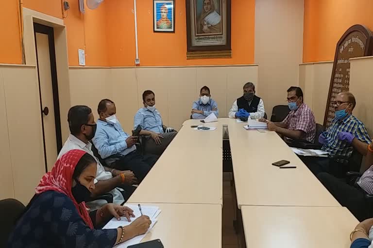 Meeting in DAVV regarding Tagore College case