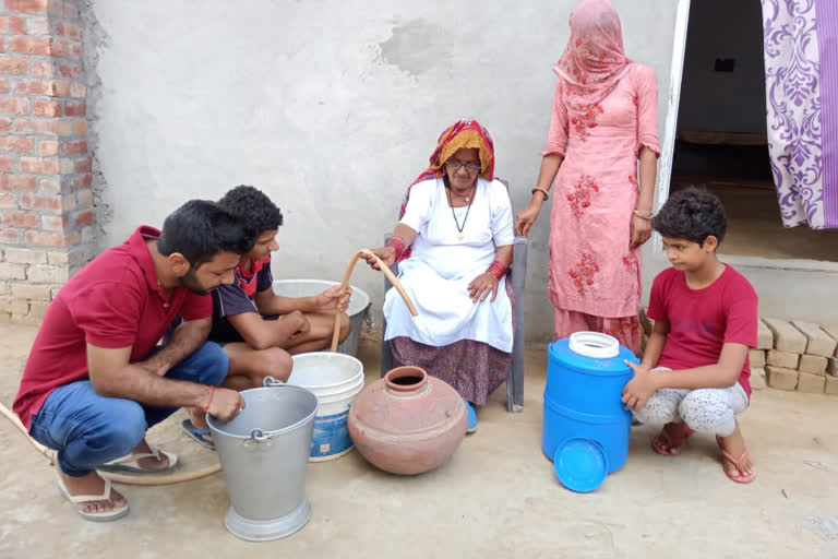 drinking water problem in seeswala area of hisar