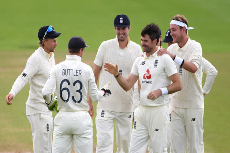 anderson 600 wickets, test draw, series for england