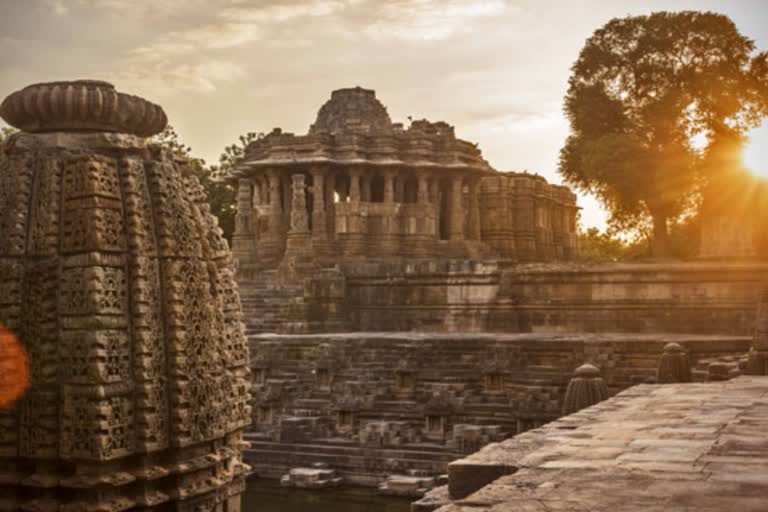 Modi shares beautiful video of Mothera Sun Temple