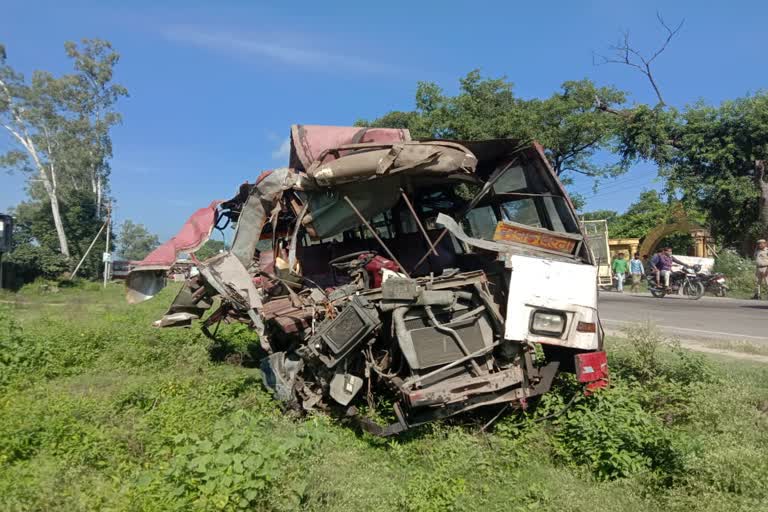 road accident in lucknow