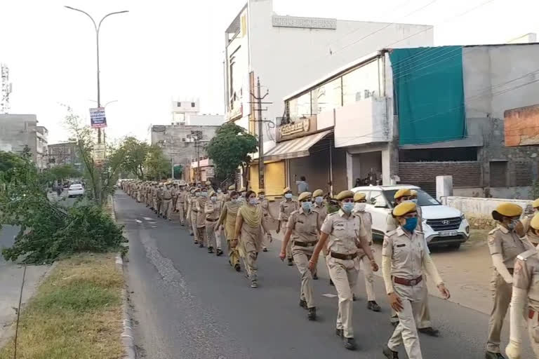 Jaipur news, women police, blockade point