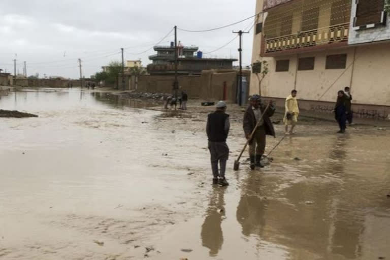 extreme levels of flood danger were announced in at least 25 places in afghanistan