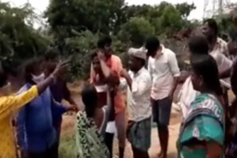 land dispute convert fight in nagarkarnool district