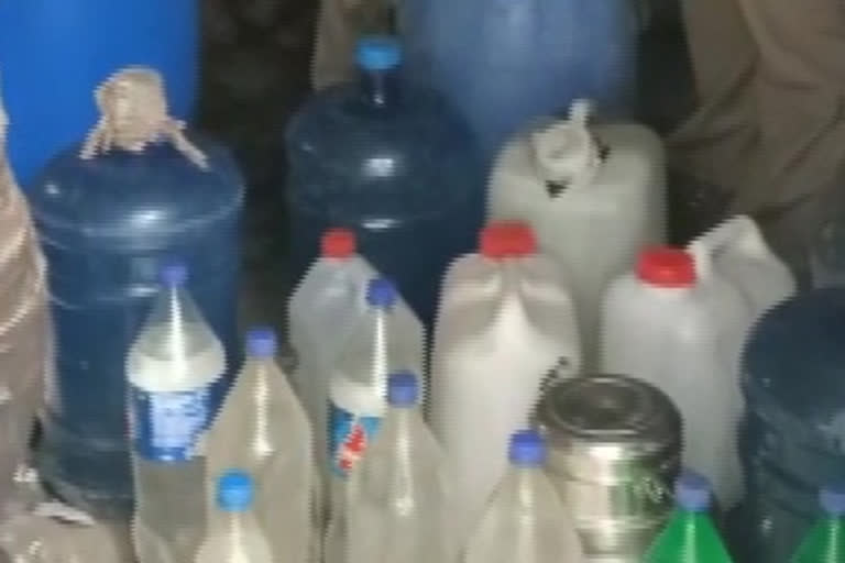 Abkari police raids on wine manufacturing sites in krishna district