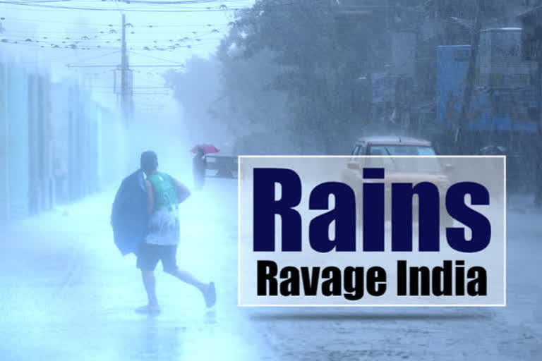 Heavy rainfall in Jammu and Kashmir region