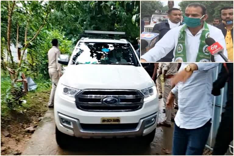 Tej Pratap Yadav met Lalu Yadav