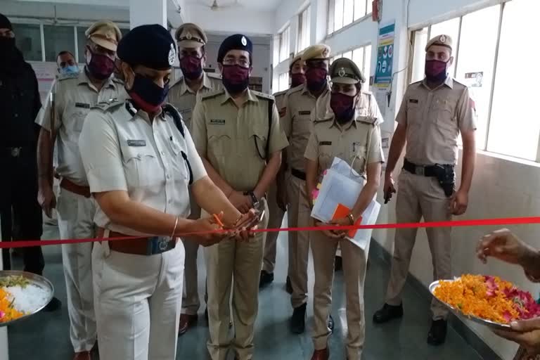 ig bharti arora inspects sp office and women police station in kaithal