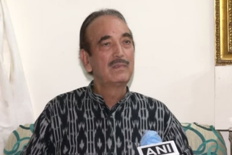 Congress leader Ghulam Nabi Azad