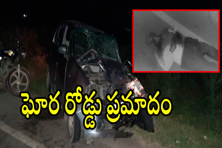 Two died in road accident at adhoni