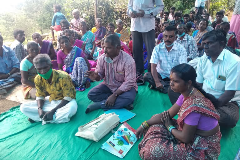 valparai tribal years issue solved in village sabha meeting