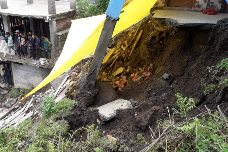 landslide in Malana