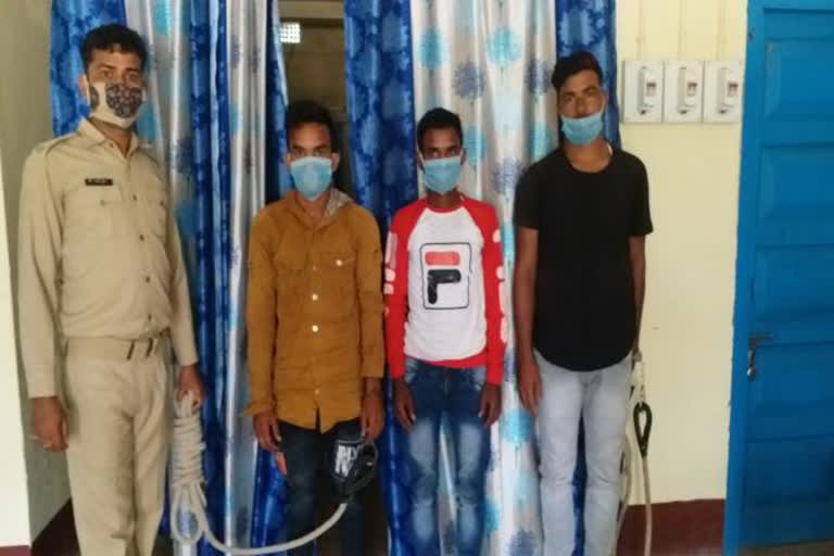 three cyber criminals arrested in jamtara, cyber crime in jamtara, News of Jamtara Cyber Police Station, जामताड़ा में तीन साइबर अपराधी गिरफ्तार, जामताड़ा में साइबर अपराध, जामताड़ा साइबर थाना की खबरें