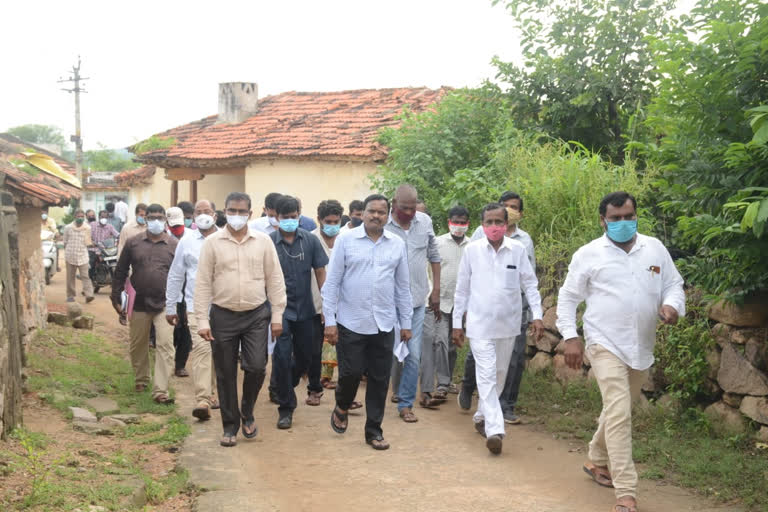 medak incharge collector visited pragathi dharmaram village in medak district