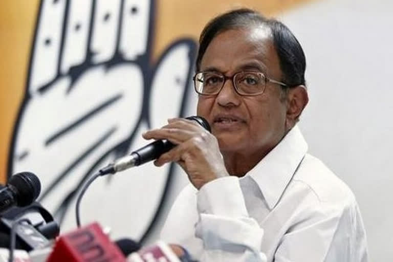 Congress leader P Chidambaram