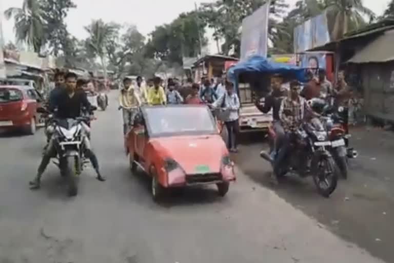 assam youth devloped home made car