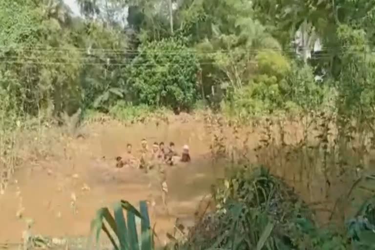 young man drowned in flood water