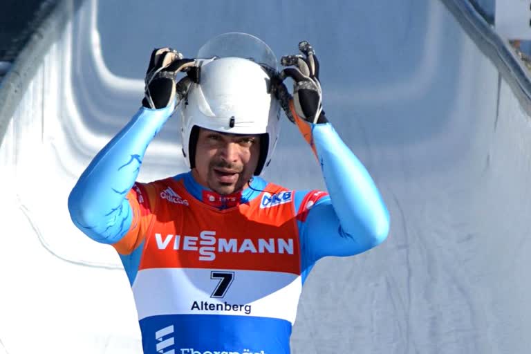 Luge player Shiva Keshavan