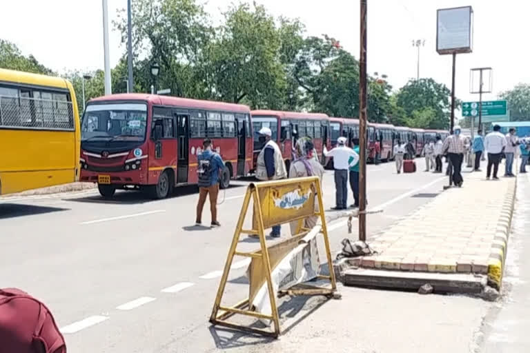 inter district bus service started in ranchi